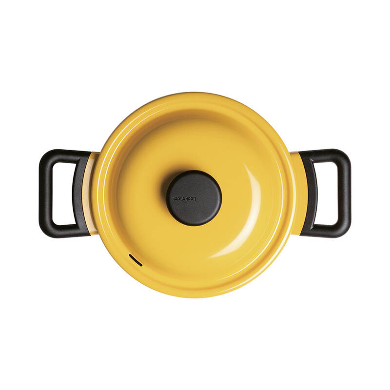LocknLock Nồi Decor Ih - 22cm - Màu Vàng - LDE1222IH, , large image number null